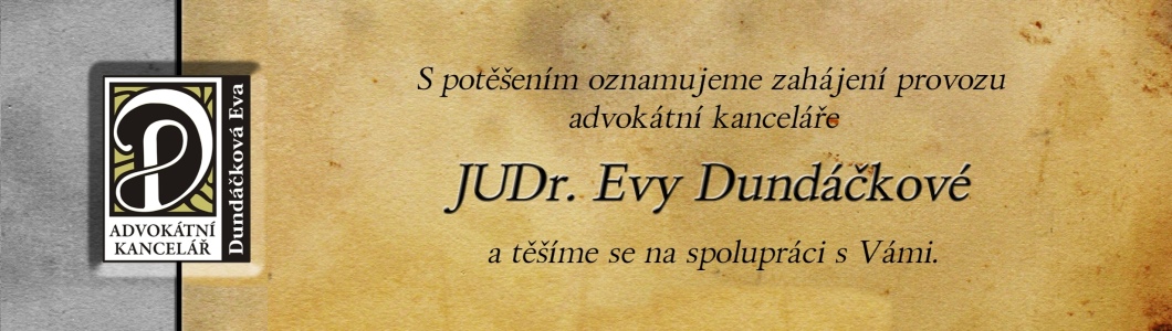 Advokátní kancelář JUDr. Eva Dundáčková